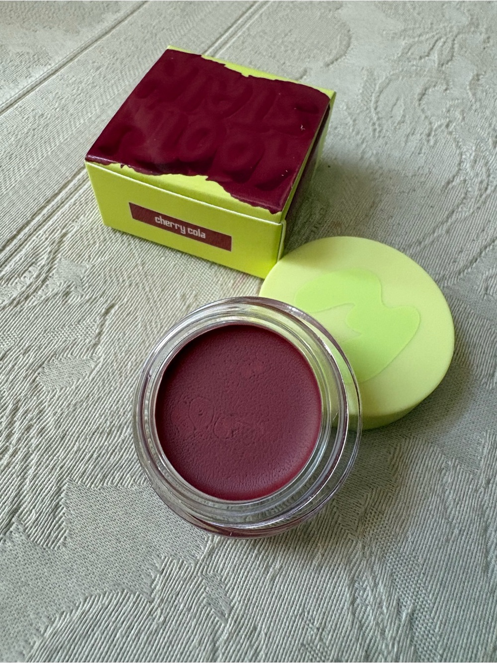 Made by Mitchell Smoothie Stain Lip & Cheek Blush Pot Cherry Cola BNIB